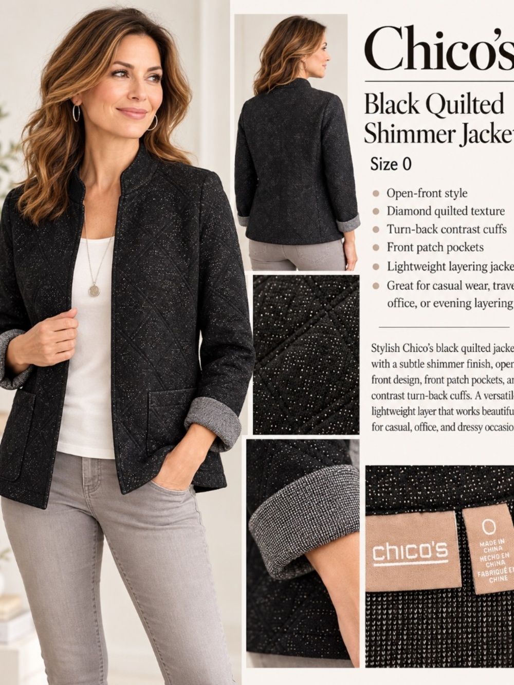 Chico’s Black Jacket